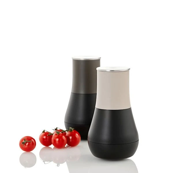 Adhoc Pfeffer- oder Salz-Wippmühle PEPUP schwarz/mokka