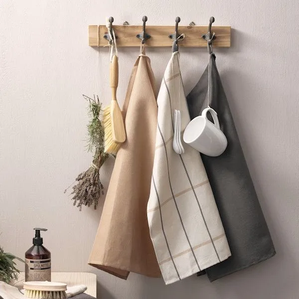 ASA Selection "textil" Geschirrtuch, ecru checked