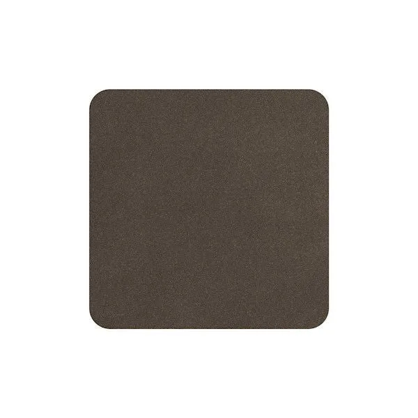 ASA Selection "table tops" 4er Set Untersetzer soft leather earth