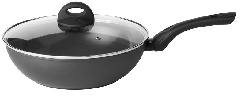 Sola Kochgeschirr Set Stonehenge 2-Delig - Bratpfanne ø 28 cm und Wok-Pfanne ø 28 cm - keramische antihaftbeschichtung