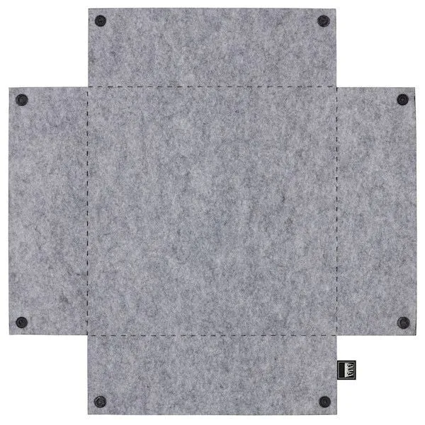ASA Selection "table tops artfilz" Brotkorb aus Filz, iron/ash