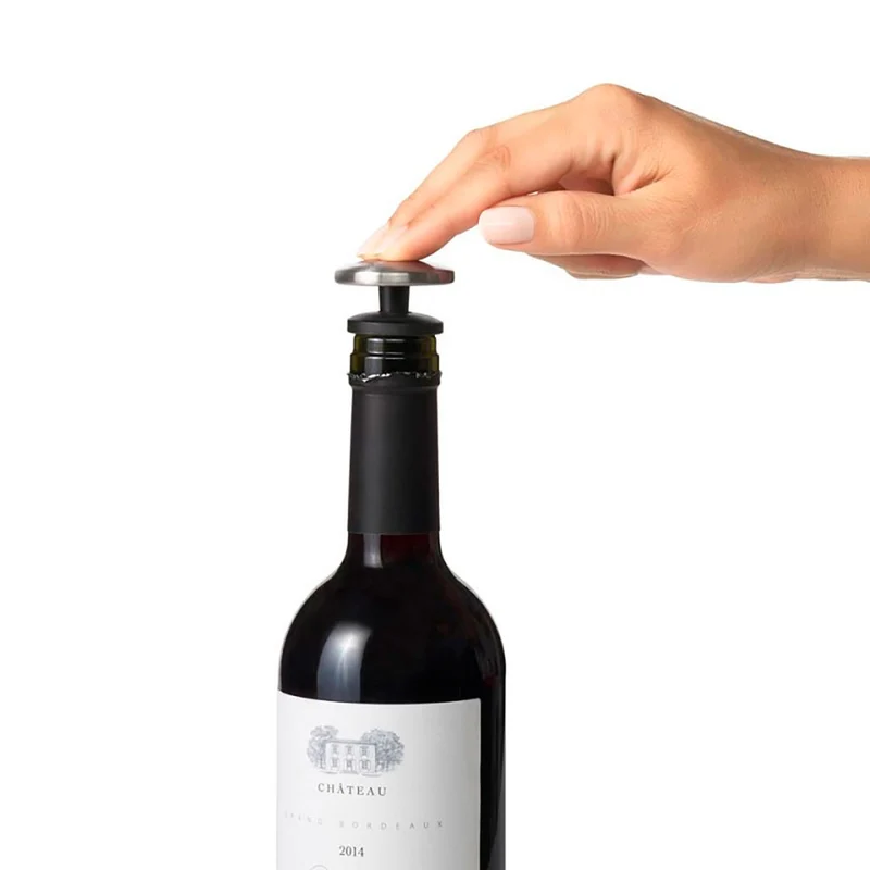 Set de 2 tapones herméticos para vino OXO