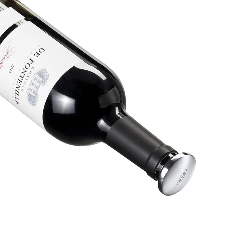 Set de 2 tapones herméticos para vino OXO