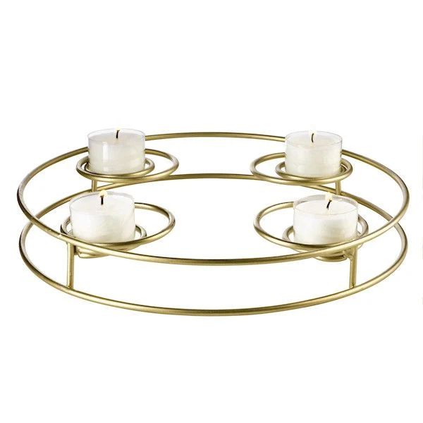 ASA Selection "xmas" Kerzenständer rund, multifunktional gold
