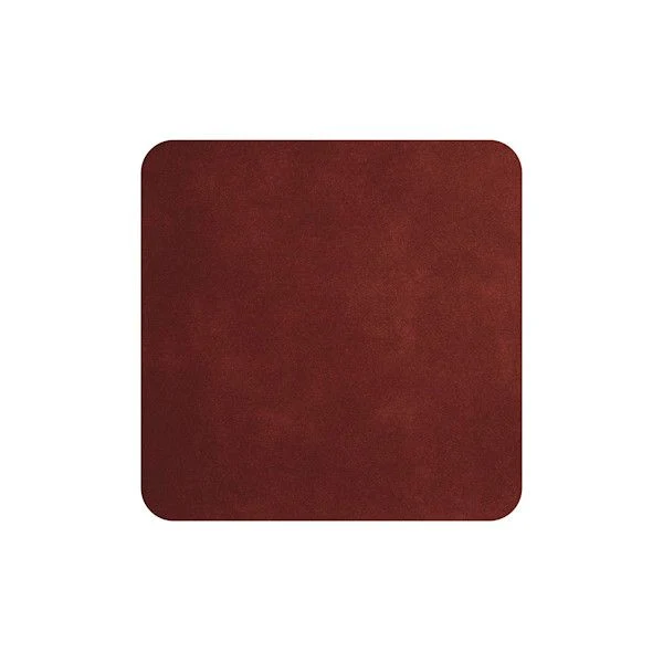 ASA Selection "table tops" 4er Set Untersetzer soft leather red earth