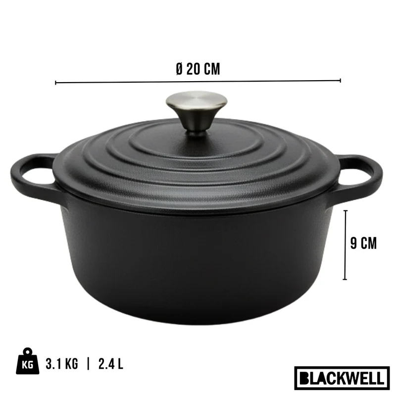 Blackwell Bräter Gusseisen ø 20 cm