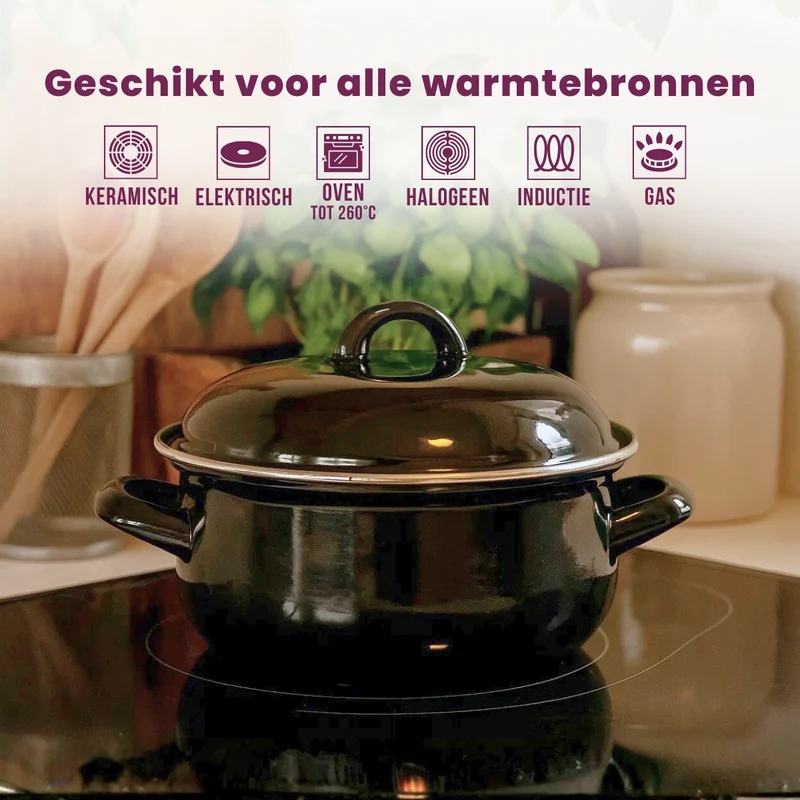 Cooking Bräter Emaille Ø 26 cm / 5 Liter
