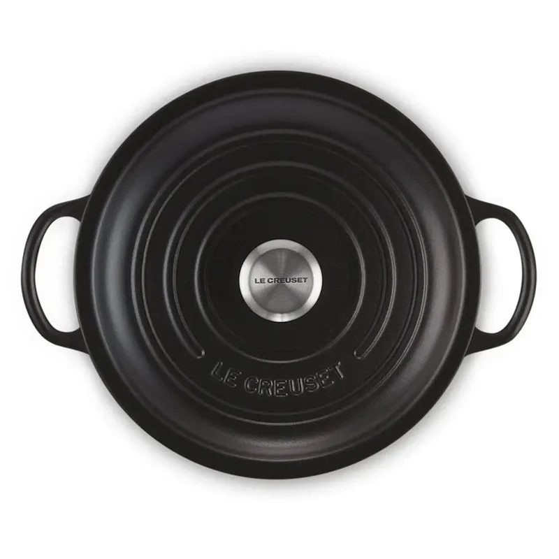 Cocotte tipo Marmita Gourmet negro mate 22cm Le Creuset