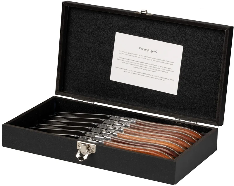 Blackwell Steakmesser Laguiole - Rosenholz - 6 Stück