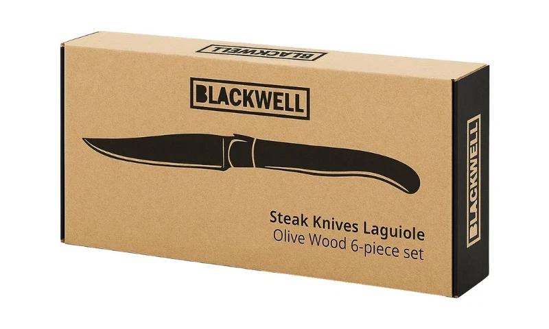 Blackwell Steakmesser Laguiole - Olivenholz - 6 Stück