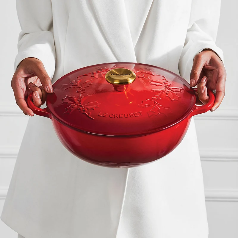 Cocotte tipo Marmita de hierro Ed. Limitada Holly Le Creuset