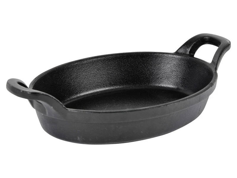 Blackwell Bräter Gusseisen Oval 21 x 15 x 4 cm - ohne Antihaftbeschichtung