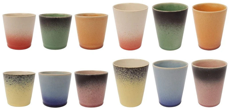 Studio Tavola Kaffeeset – Kaffeetassen & Becher – Fire – 12-teilig
