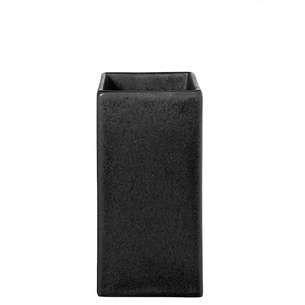 ASA Selection "quadro" Vase 21 cm black iron