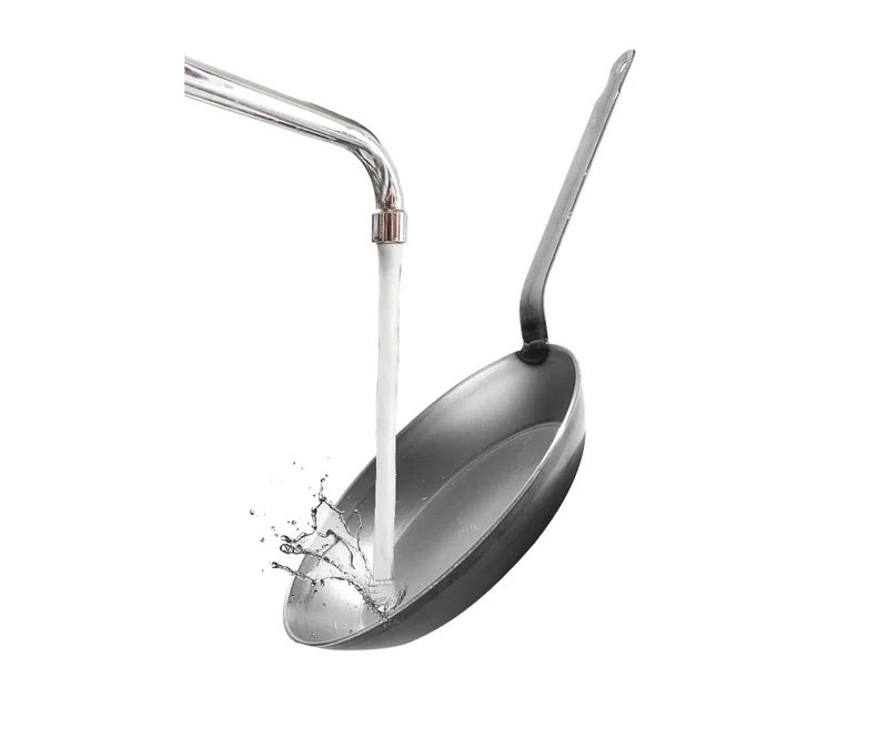 Blackwell Bratpfanne Stahlblech Lyonnaiserpfanne Ø 32 cm – ohne Antihaftbeschichtung