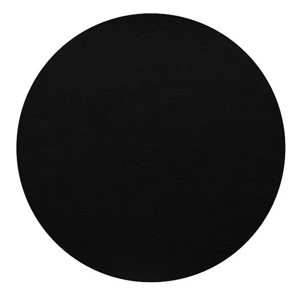 ASA Selection "table tops vegan leather" Tischset black rund