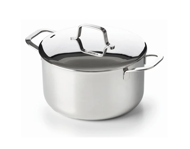 Beka Kochtopf Maestro RVS mit Deckel ø 20 cm / 3,7 Liter - geeignet für alle Wärmequellen