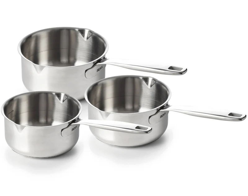 Beka Saucenpfanneset Maestro 5-Ply 3-teilig - ø 16, 18 & 20 cm - geeignet für alle Wärmequellen