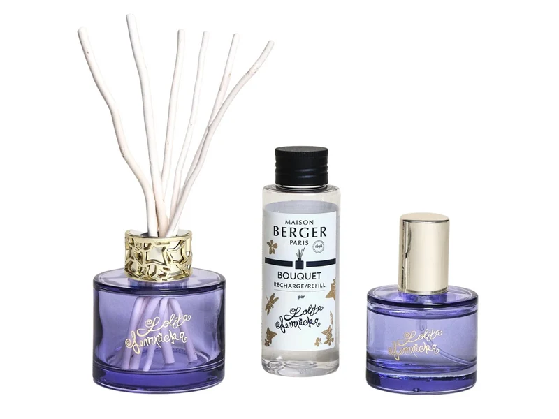 Maison Berger Geschenkset Duo Lolita Lempicka – Duftstäbchen 80 ml & Raumspray 50 ml – Lila