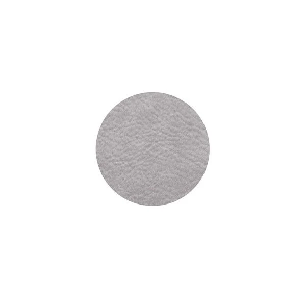 ASA Selection "table tops vegan leather" 4er Set Untersetzer silver cloud rund
