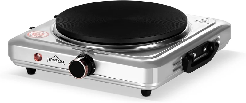 Herdplatte mit tragbaren Doppelkochfeldern, 1000W/1500W/2000W/2500W, elektrisch Herdplatte