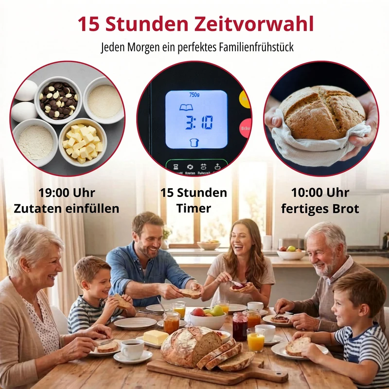 Brotbackautomat BackProfi Nussspender