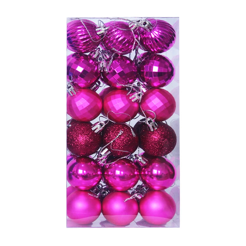 Dekorative Weihnachtsbaumkugeln Set Karnz