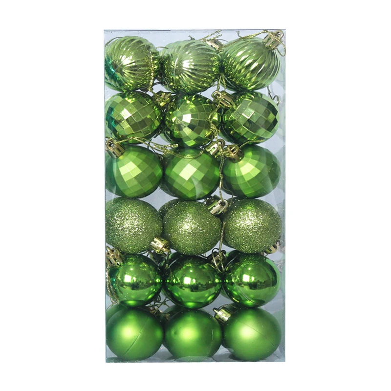 Dekorative Weihnachtsbaumkugeln Set Karnz