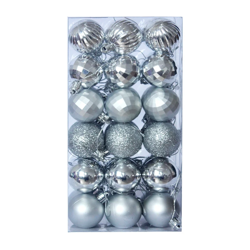 Dekorative Weihnachtsbaumkugeln Set Karnz