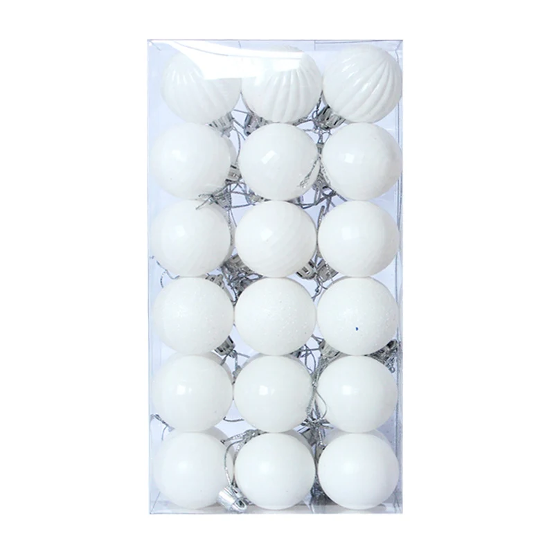 Dekorative Weihnachtsbaumkugeln Set Karnz