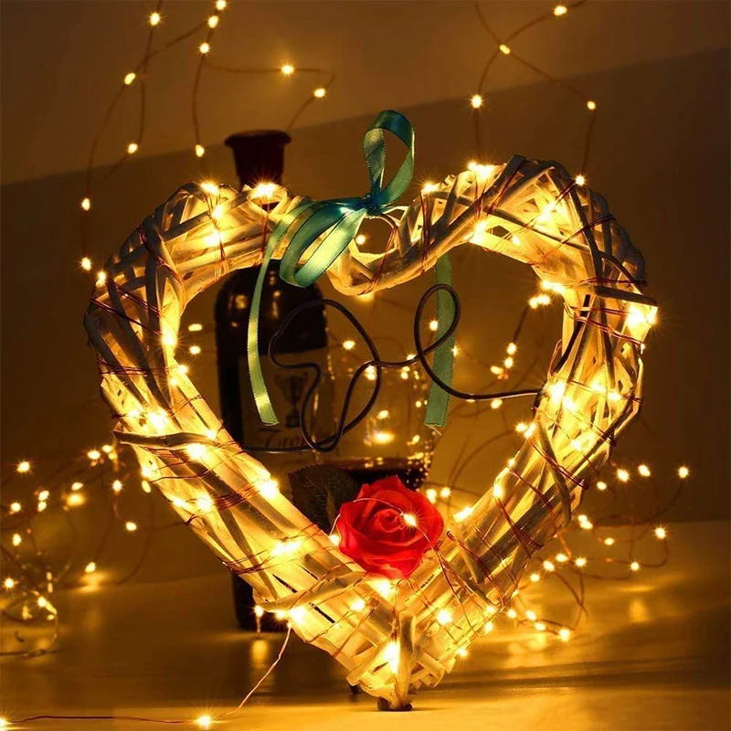Kupferdraht Feenlichter Karnz