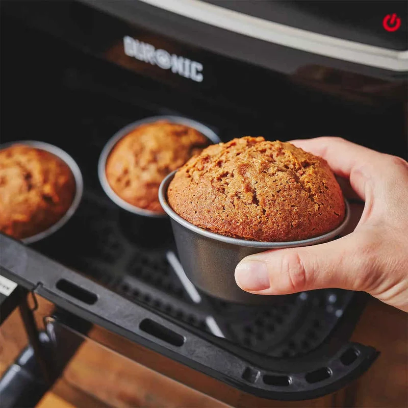 Set de 4 moldes altos individuales para freidora de aire y horno Wham® Cook