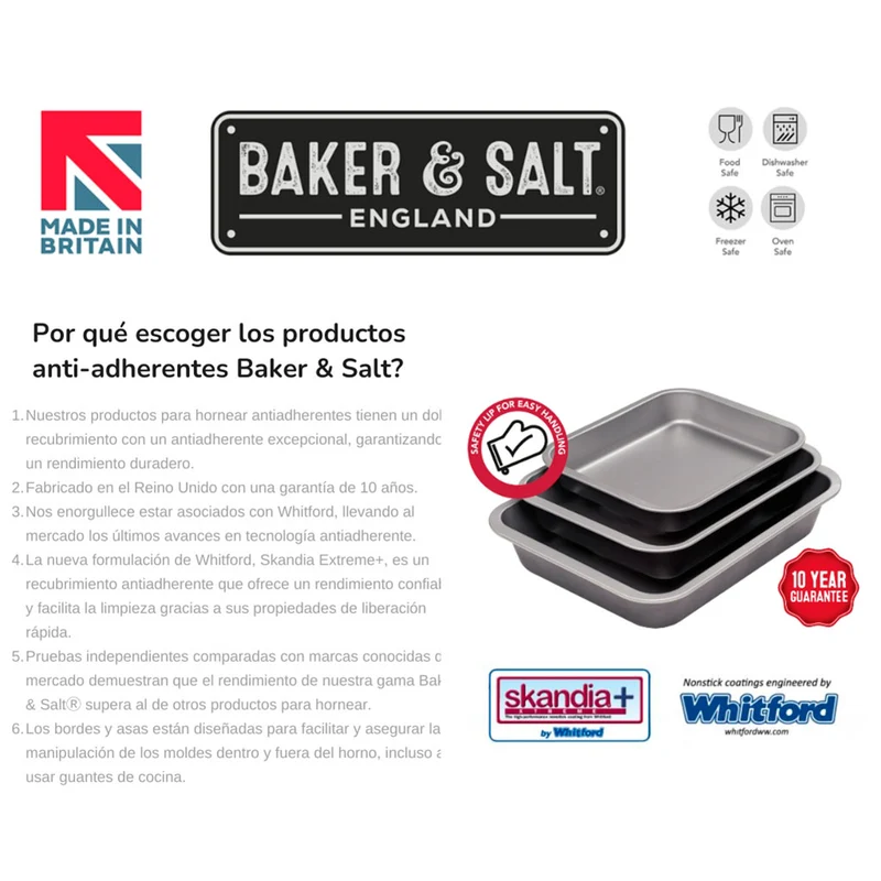 Set de 3 moldes para tartas 20 cm Wham® Cook