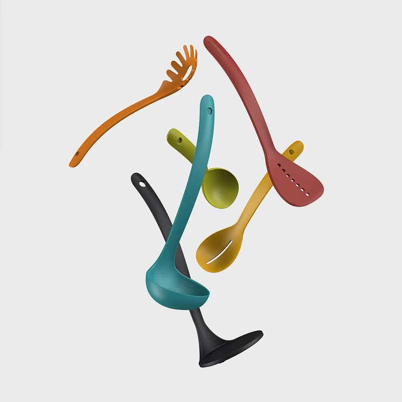 Juego de 5 utensilios de cocina con soporte Nest Utensils Plus Joseph Joseph