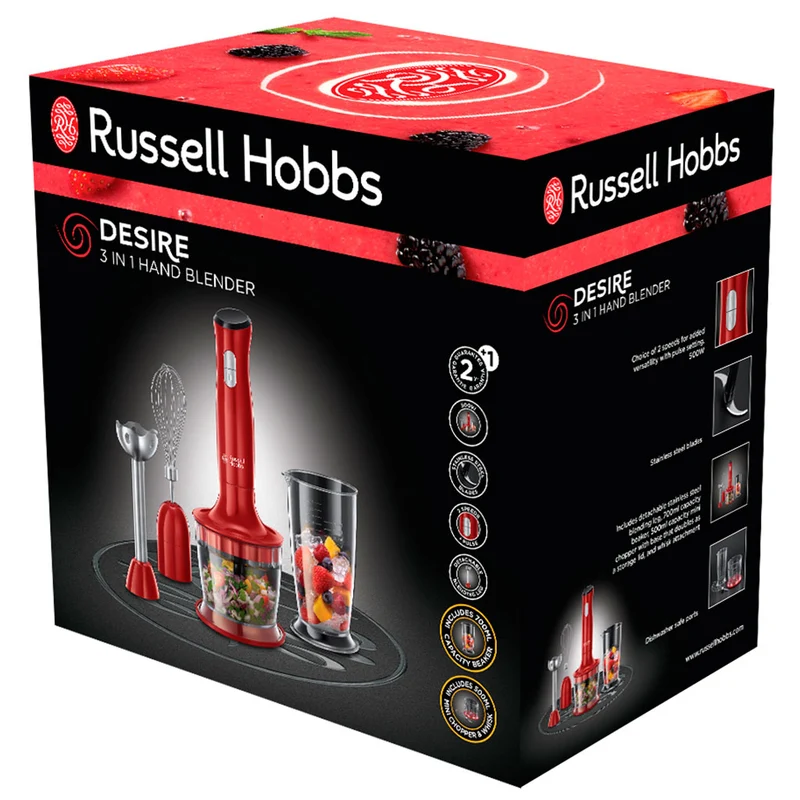 Batidora de varilla 3 en 1 Desire Russell Hobbs