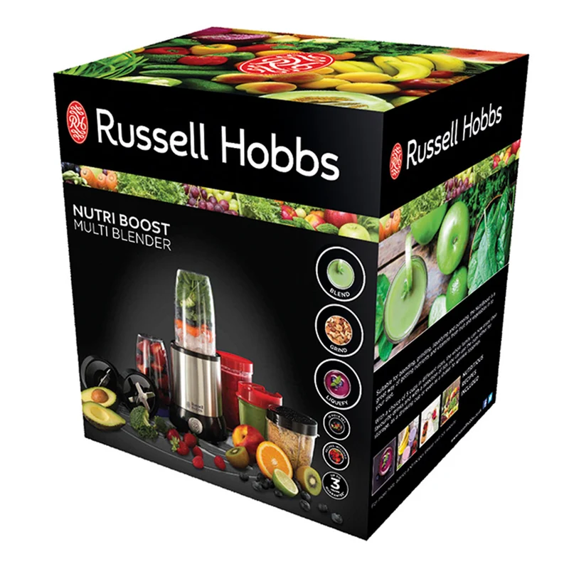 Batidora multiusos Nutriboost 15 piezas Russell Hobbs