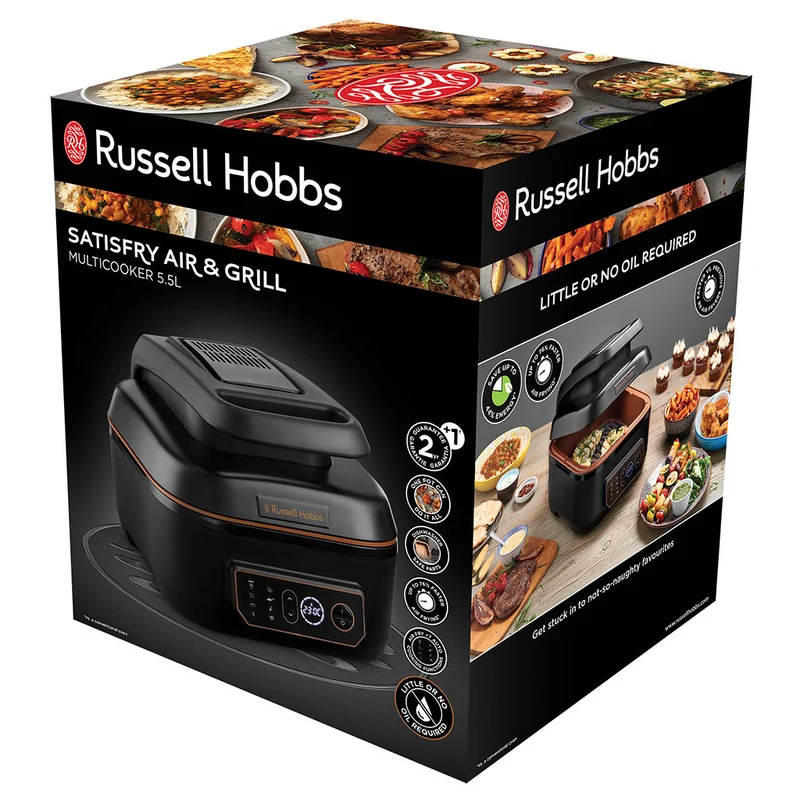 Freidora de aire y robot de cocina Satisfry Air & Grill Russell Hobbs