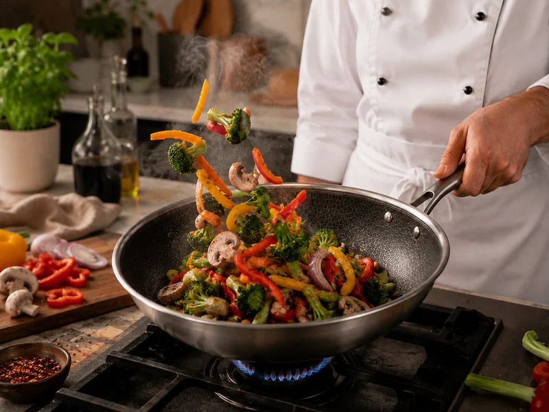 Cookinglife Wokpfanne HexaCook Hybride Pfanne ø 28 cm - NON STICK - geeignet für alle Wärmequellen - keramische Antihaftbeschichtung