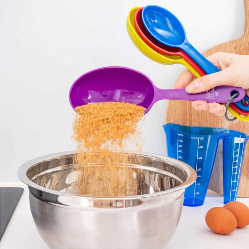 Set de 4 cucharas medidoras ColourWorks KitchenCraft