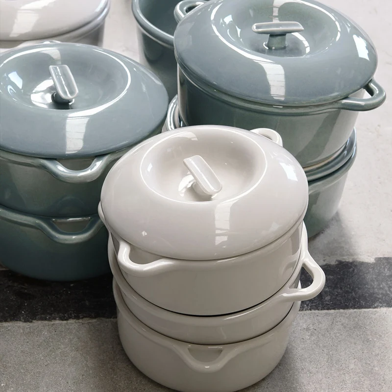 Cocotte de porcelana redonda Bombance Revol