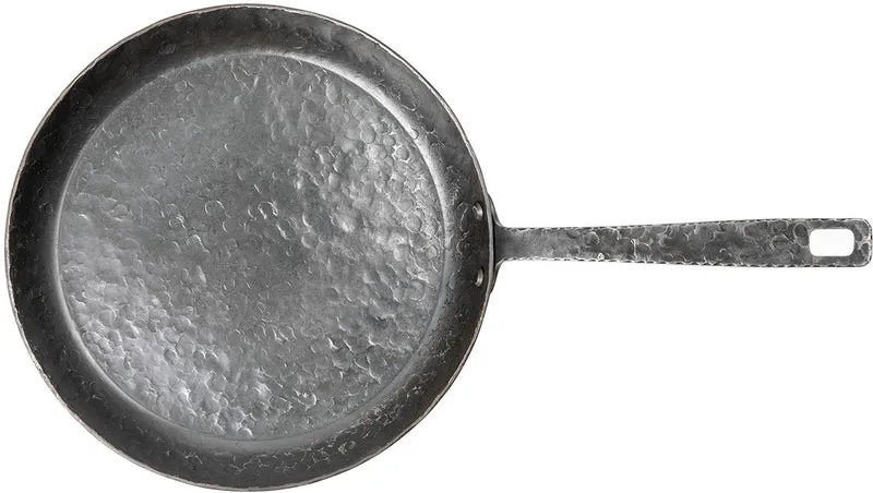 Forged Bratpfanne Carbonstahl Ø 28 cm – geeignet für alle Wärmequellen – geeignet für BBQ