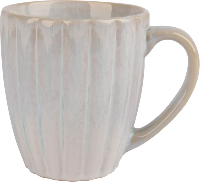 Cosy & Trendy Astera Pure 16-teiliges Geschirrset für 4 Personen – 4 Speiseteller, 4 Frühstücksteller, 4 Schüsseln und 4 Becher