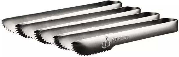 Forged Servierzangen Churrasco - RVS - 4 Stück