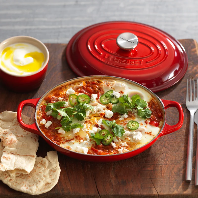 Cocotte oval baja Evolution de Le Creuset