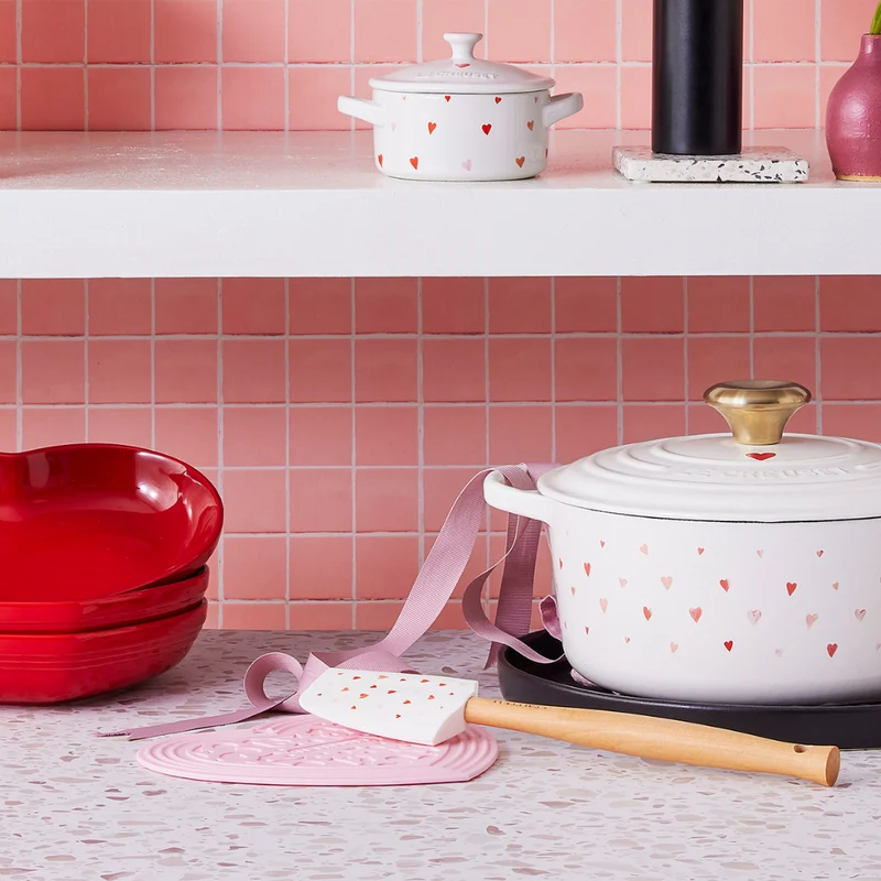 Salvamanteles corazón Le Creuset