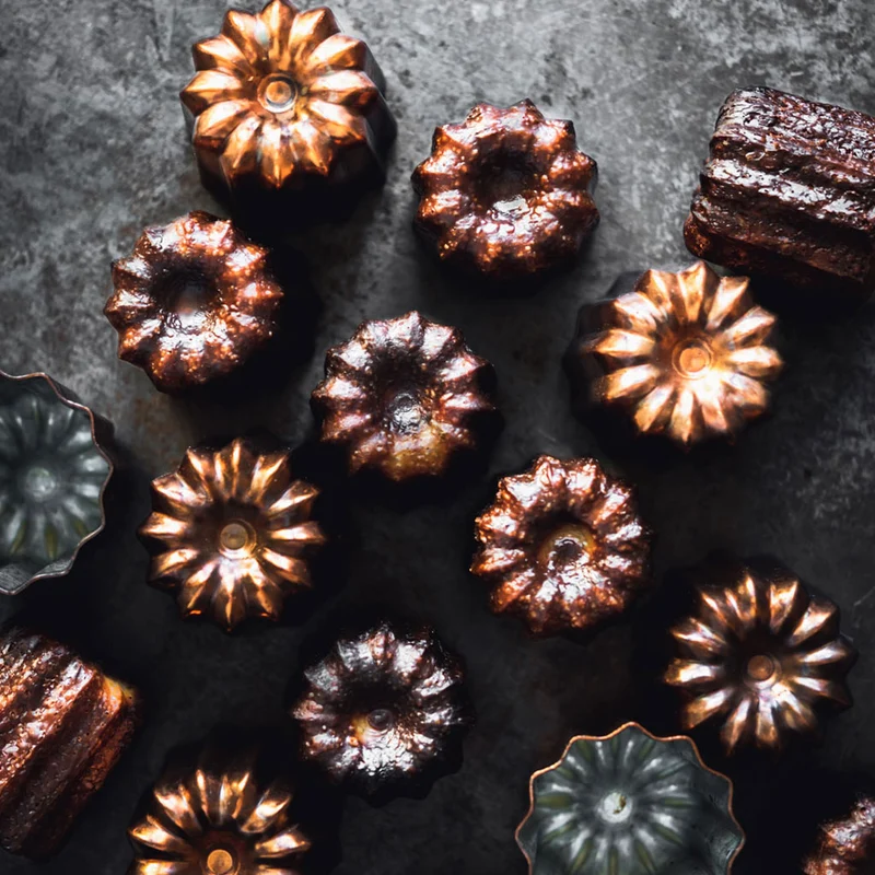 Molde de cobre para Canelés De Buyer