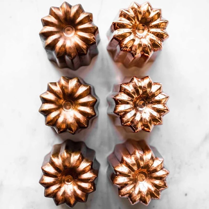 Molde de cobre para Canelés De Buyer