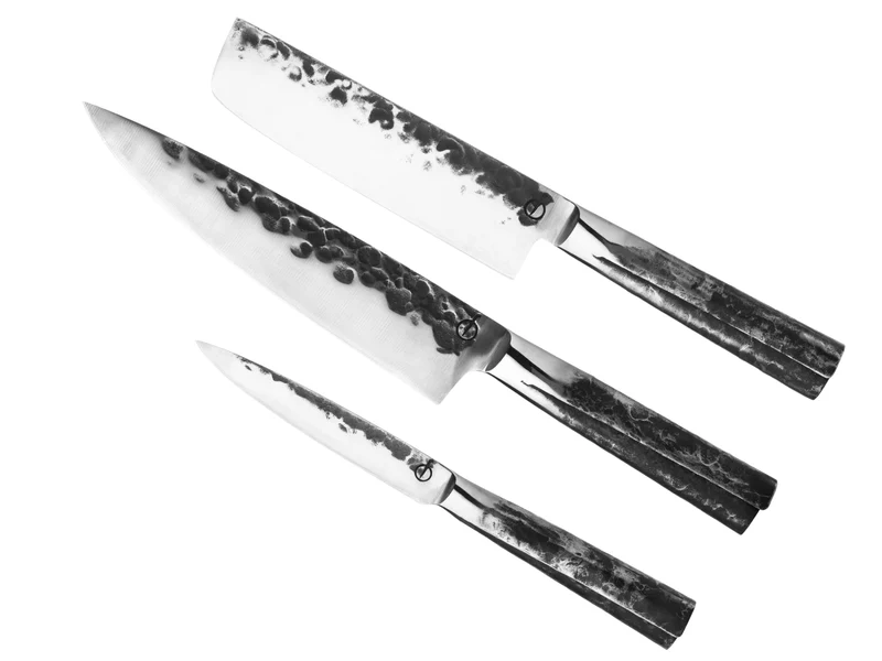 Forged Messerset Intense - 3-teilig - Kochmesser, Hackmesser und Universalmesser