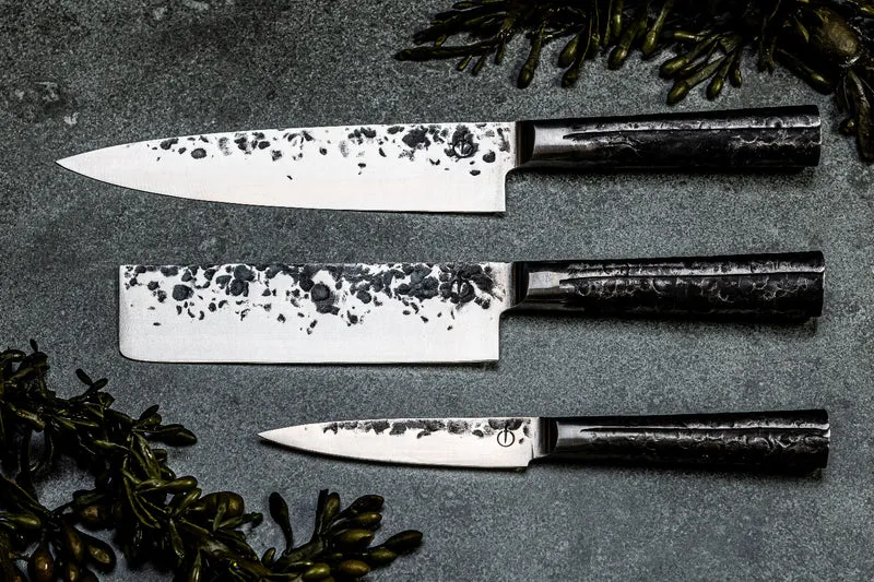 Forged Messerset Intense - 3-teilig - Kochmesser, Hackmesser und Universalmesser