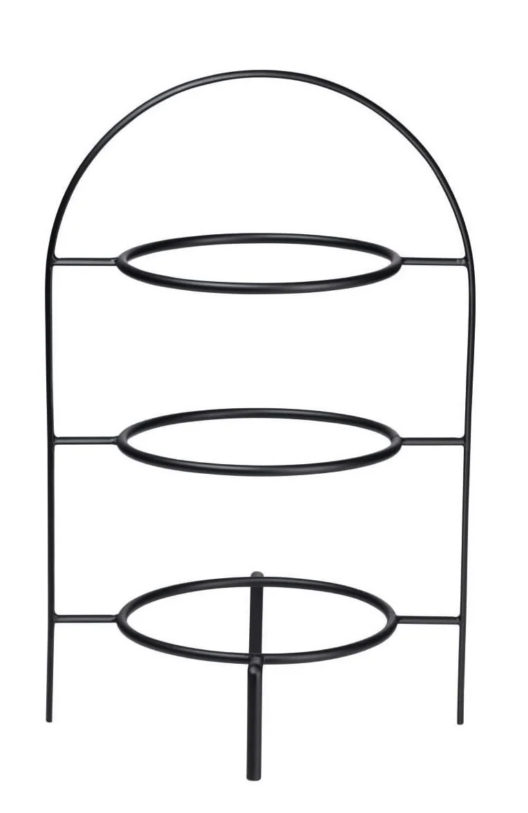 ASA Selection Etagere / Servierturm A Table - Schwarz - ø 21 cm - 3-lagig